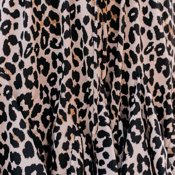 LAST ONE - LUTHER RUFFLE LEOPARD MINI SKIRT - Picture 7 of 11